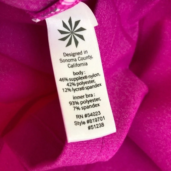 Athleta Equator Racerback Bra Top Workout Tank S - Picture 6 of 6